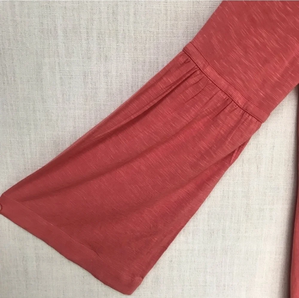 Soft Surroundings Campana Blouse size Large Pink Bell Sleeve Oversized Relaxed - Picture 6 of 6